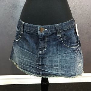 NEW Denim Maurice’s mini skirt. Size 13/14